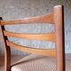 6 teak chairs from Meredew furniture, vintage Scandinavian 1960s.