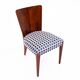 A set of chairs designed by J. Halabala, Czechoslovakia, 1930s. After renovation.