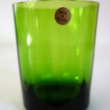 Set of 10 tinted glasses made in Poland, 1970s
