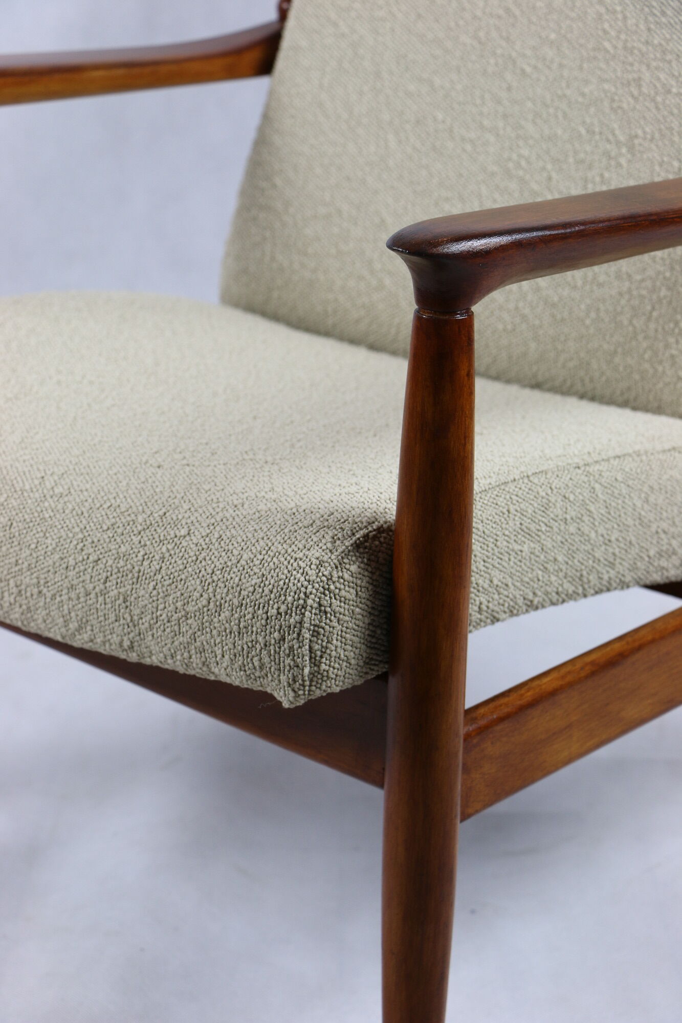 Beige Boucle GFM-64 Armchair