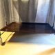 Antique & Vintage Side Table Folding Rolling Serving Cart Bar Design