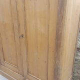 Raw wooden cabinet