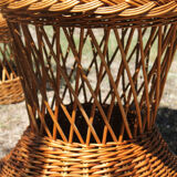 Vintage wicker chairs and table