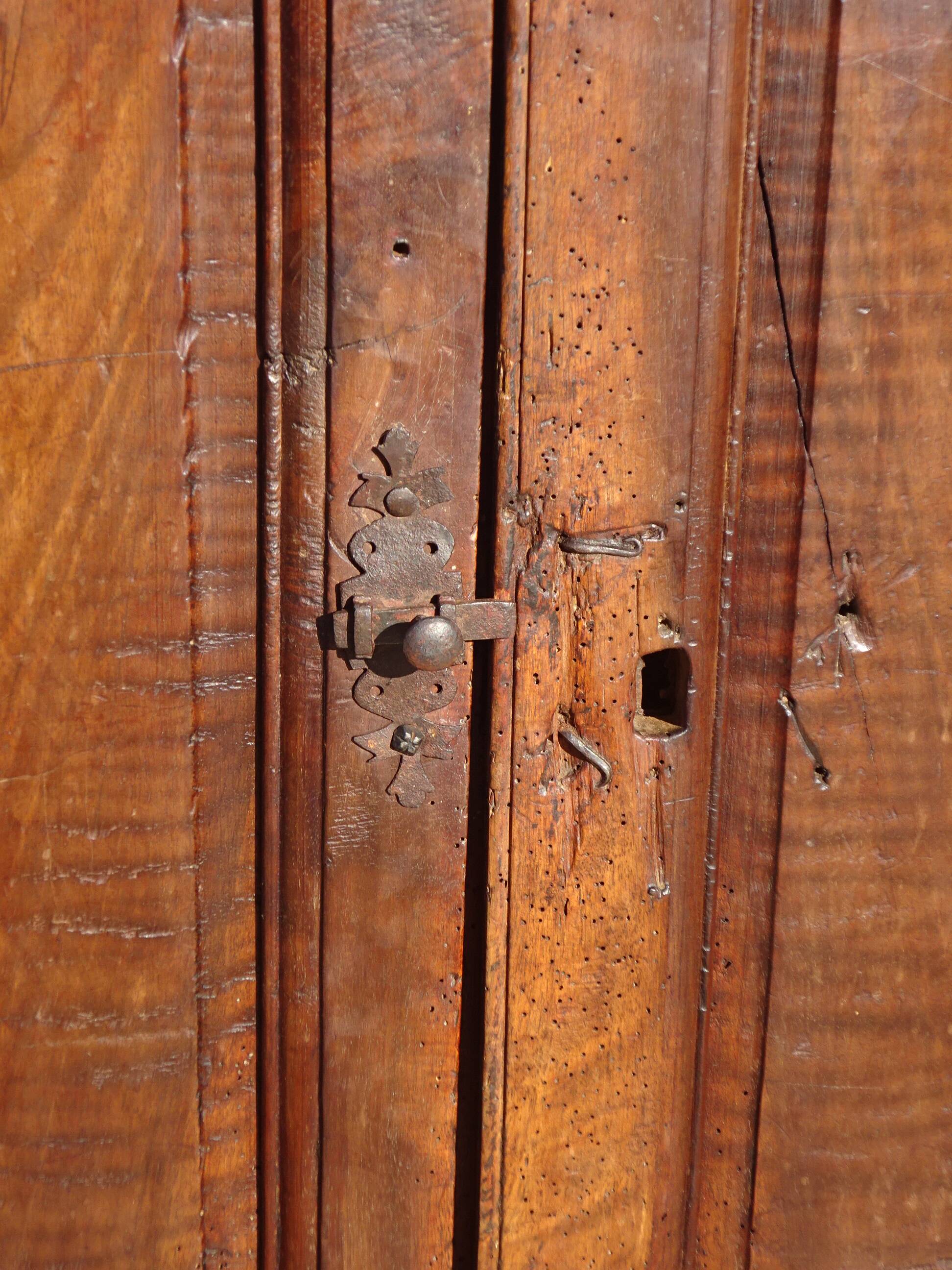 Antique walnut wedding sideboard