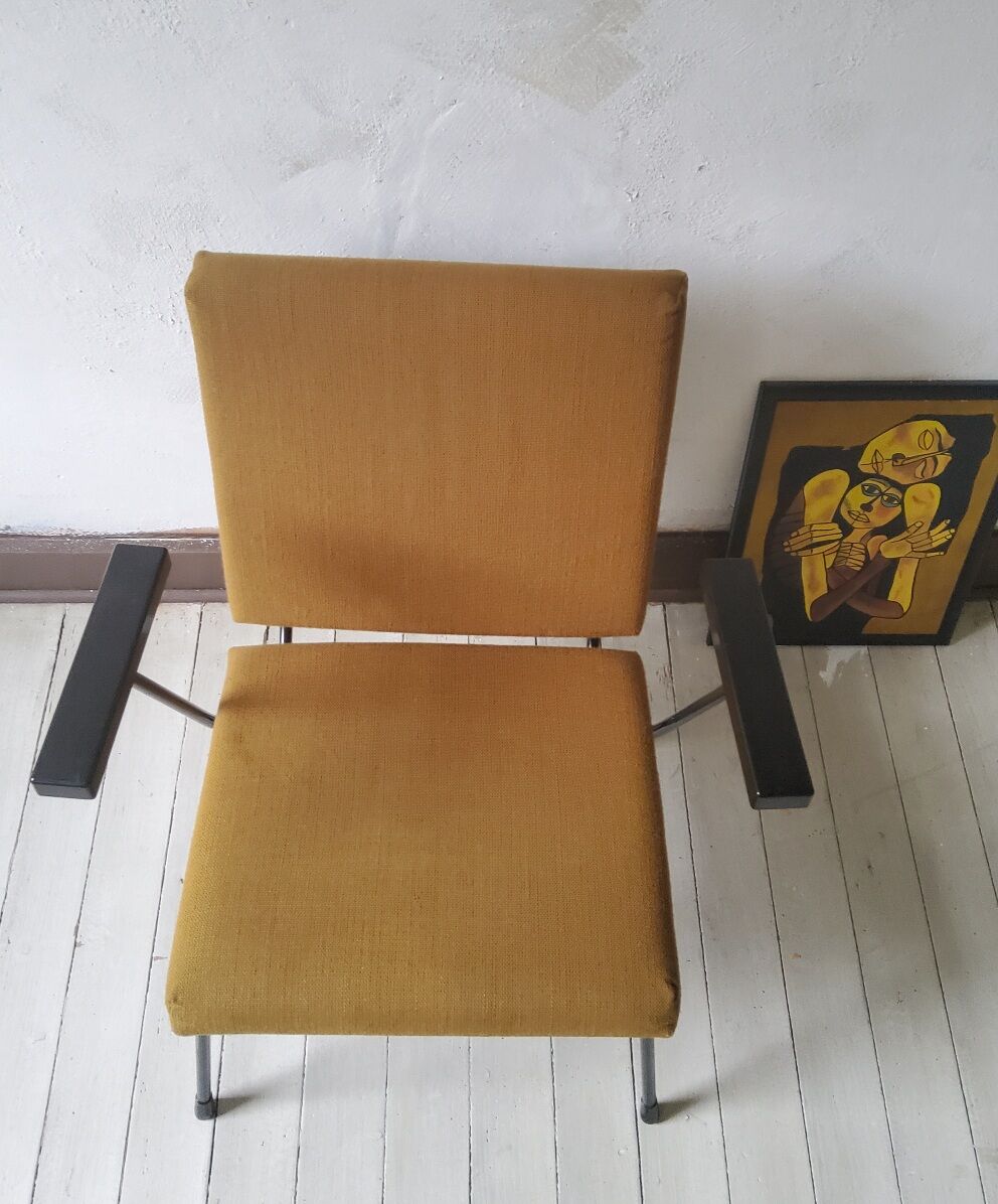 Vintage armchair Wim Ritveld for Gispen Netherlands 1950