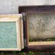 Door of fridge or cooler for slaughter in oak 50s