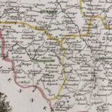 Carte ancienne de la Creuse
