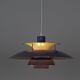 Rare suspension PH 5 indigo de Poul Henningsen, Louis Poulsen, 1958