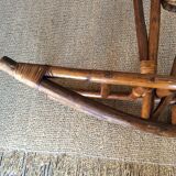 Rattan rocking horse