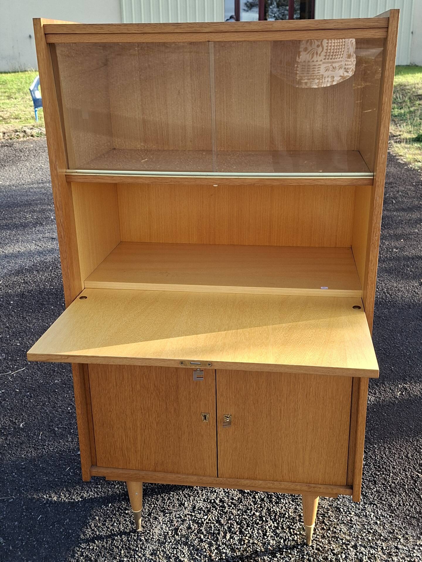 Drop-leaf secretary 1970