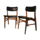 Paire de chaises scandinaves modernistes des années 60