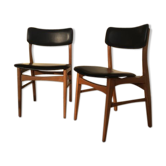 Pair of modernist Scandinavian chairs from the 1960s