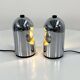 Pair of chrome Selene lamps by ABM, 1960