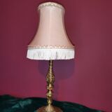 Golden fringe lamp