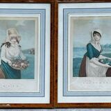 Set of 4 engravings