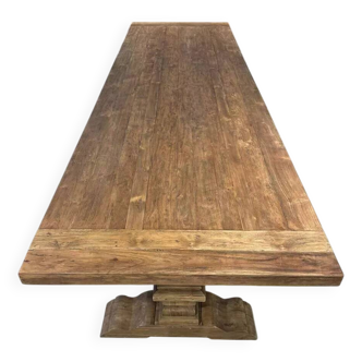 SPIRITO monastery table in solid oak - length 300 cm