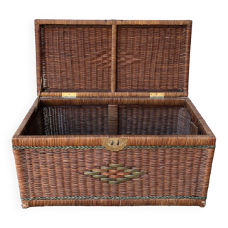 Vintage wicker chest