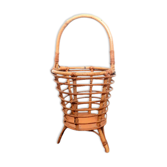 Vintage bamboo and rattan worker