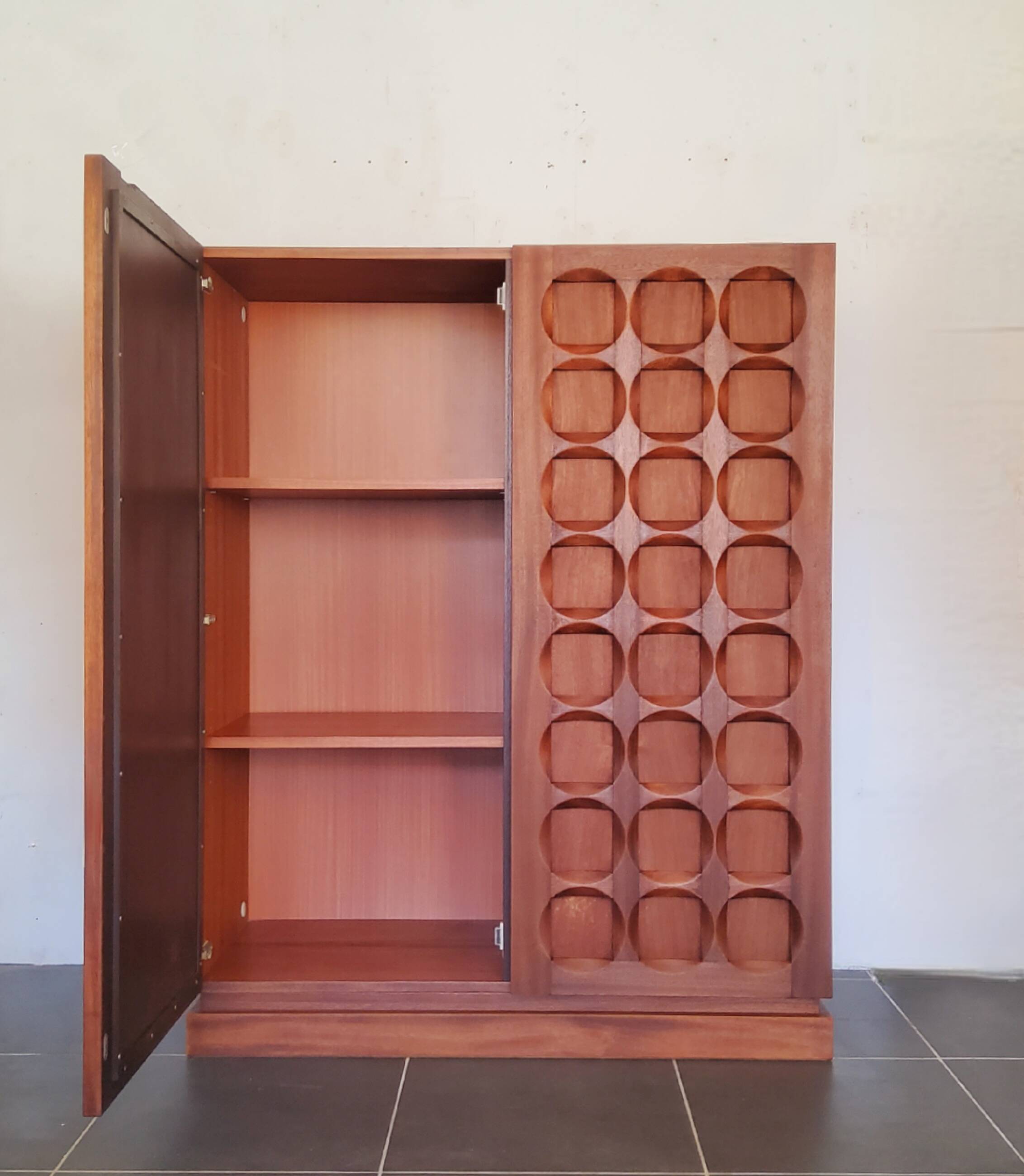 Meuble brutaliste, années 1970