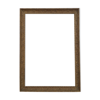 Gilded wooden frame Art Nouveau style