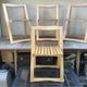 4 folding chairs 1960