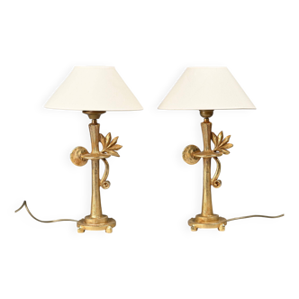Pair of table lamps by De Waël, France, circa 2000.