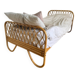 Rattan children's bed