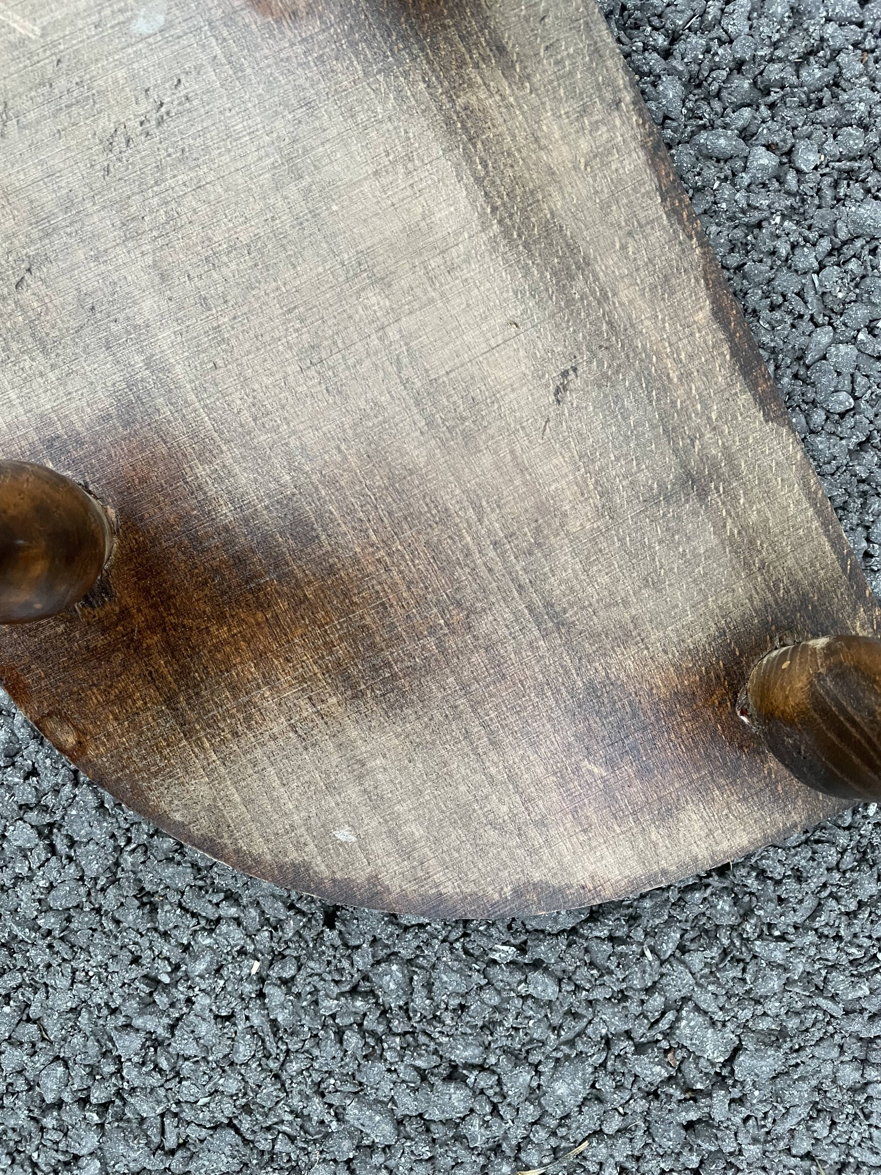 Tripod foot ball stool