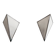 Pair of opal glass wall lights with an aluminium body, 1980s, Germany