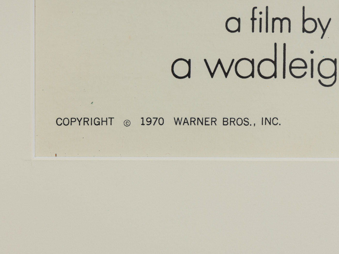 Woodstock, movie poster, 92 x 123 cm