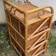 Commode trois tiroirs - Bambou Rotin - vintage