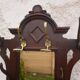 Oak cloakroom coat rack