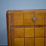 1940s pair of Art Deco bedside tables, Czechoslovakia