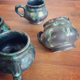Set of 4 Vallauris type cups