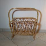 Magazine rack Wicker, early 1970s