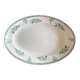 Large old oval earthenware dish from Saint-Amand (North)