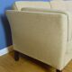 Mid century retro danish stouby style wool 3 seat sofa settee 1980s