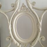 Antique cast iron coat rack on stand