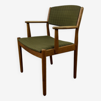 Fauteuil scandinave en chêne signé Poul Volther pour FDB Møbler, années 60