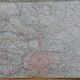 Old map of Paris, Beauvais, Soissons, Montmirail