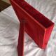 Photo frame in red velvet Bordeaux CREATION JEANCELLE - Vintage 50s