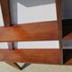 Massive teak pyramidal shelf