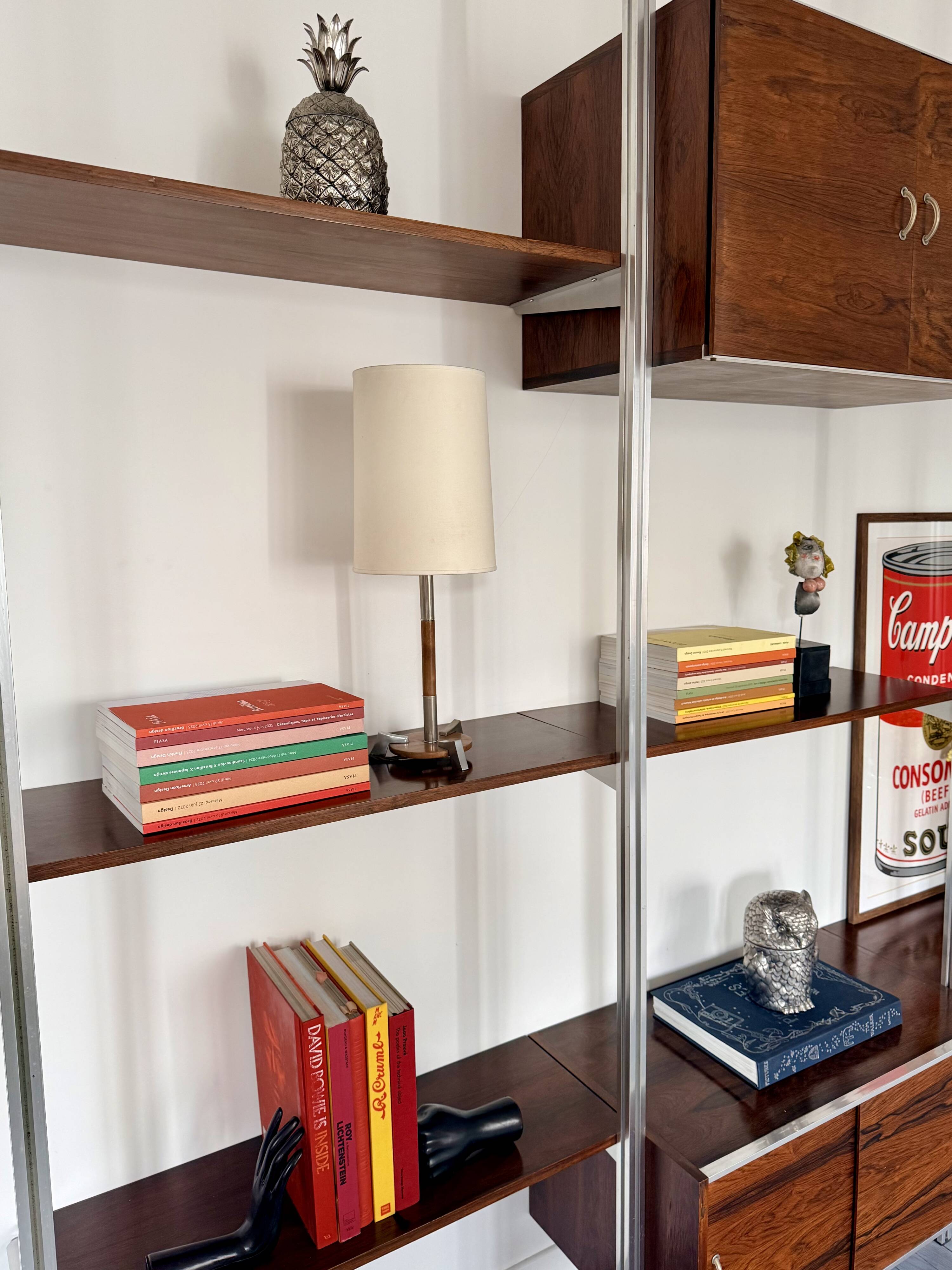 Modular bookshelf George Nelson & Associates OMNI system