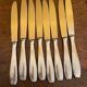 One-piece stainless knives