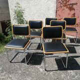 Set of 6 Cesca B32 chairs by Marcel Breuer