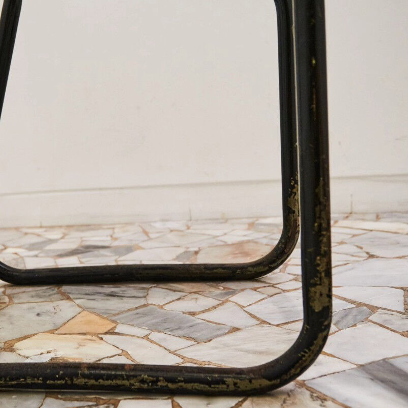 Tubular iron chairs by Gio Ponti for Kardex Italiano