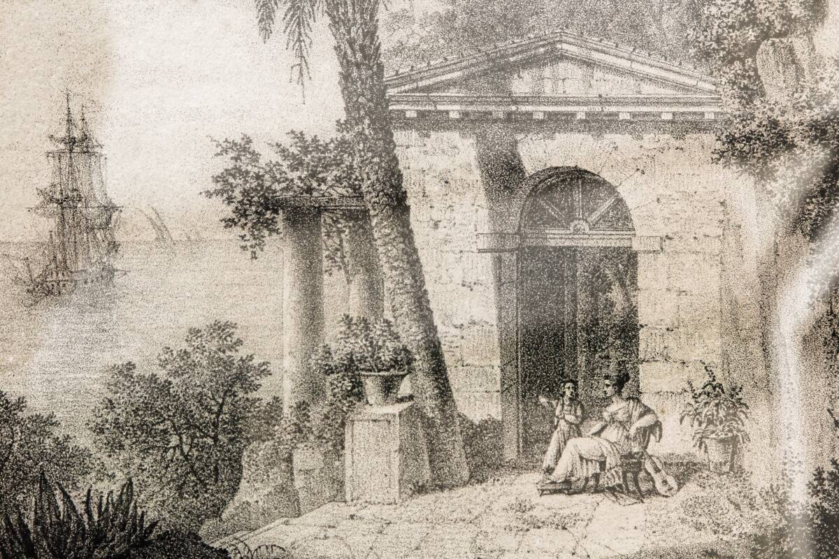 Paire de lithographies encadrées, par G. Engelmann, début 19ème.