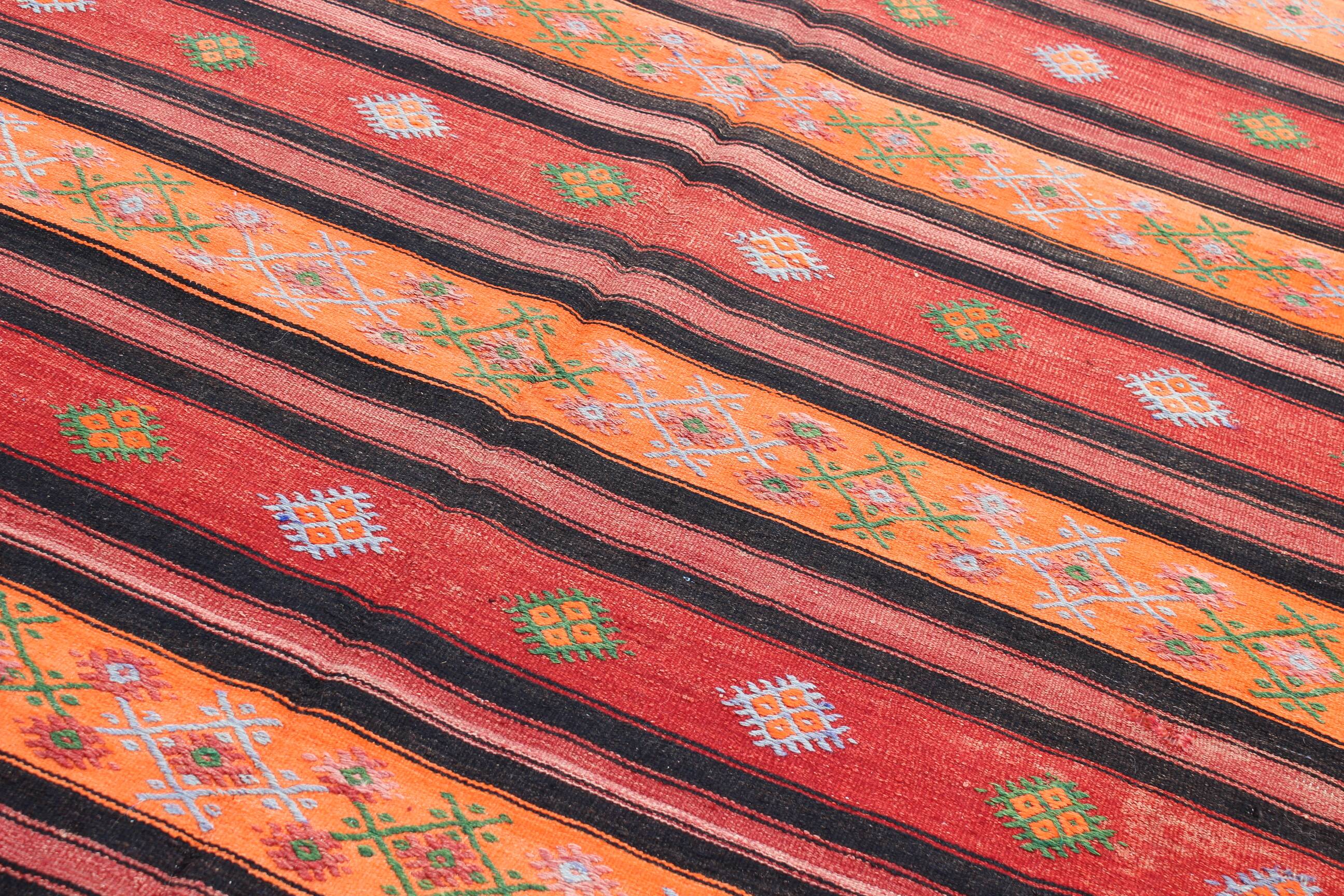 Turkish kilim rug,361x182 cm,n-182.