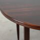 Scandinavian rosewood round dining table