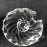 1980s Baccarat Crystal Jam Jar/Mustard Jar/Honey Jar With Lid, Model Bamboo